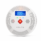 SENSOR MONOXIDO DE CARBONO CO ALARMA TUYA LCD BLANCO VOLTS