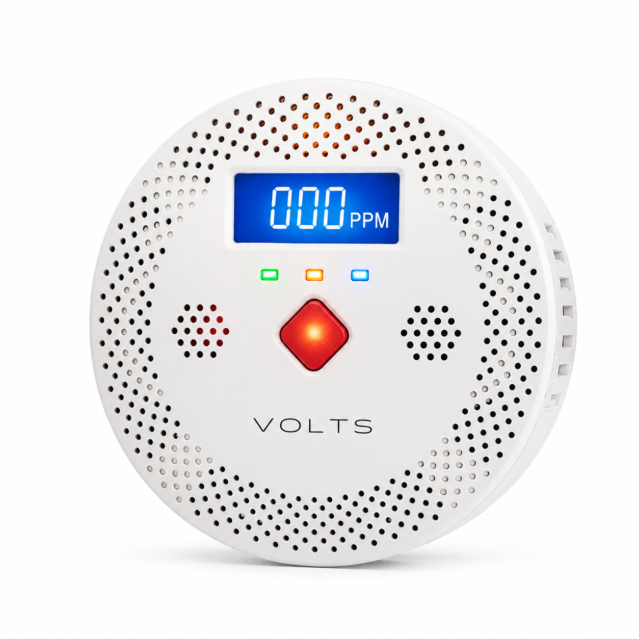 SENSOR MONOXIDO DE CARBONO CO ALARMA TUYA LCD BLANCO VOLTS