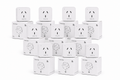 ENCHUFE WIFI INTELIGENTE 16A PACK X10 MEDIDOR CONSUMO