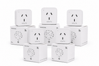 TOMACORRIENTE WIFI INTELIGENTE 16A PACK X5 MEDIDOR CONSUMO