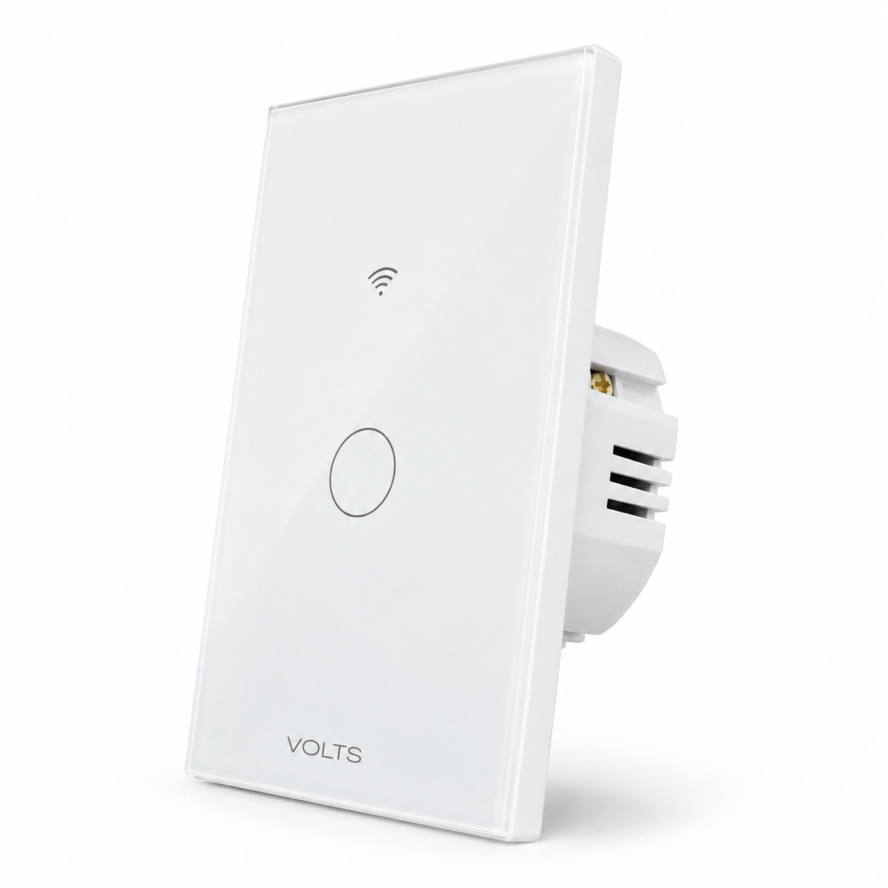 LLAVE DE LUZ SMART TACTIL 1 PUNTO 10A WIFI+RF+BLUETOOTH BLANCO