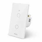 LLAVE DE LUZ SMART TACTIL 2 PUNTOS 10A WIFI+RF+BLUETOOTH BLANCO
