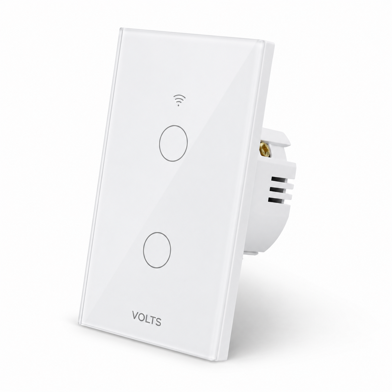 LLAVE DE LUZ SMART TACTIL 2 PUNTOS 10A WIFI+RF+BLUETOOTH BLANCO