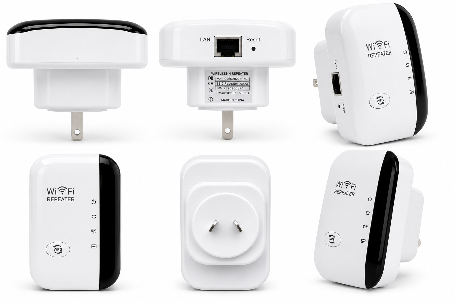 REPETIDOR EXTENSOR DE SEÑAL WIFI 300MBPS VOLTS AMPLIFICADOR