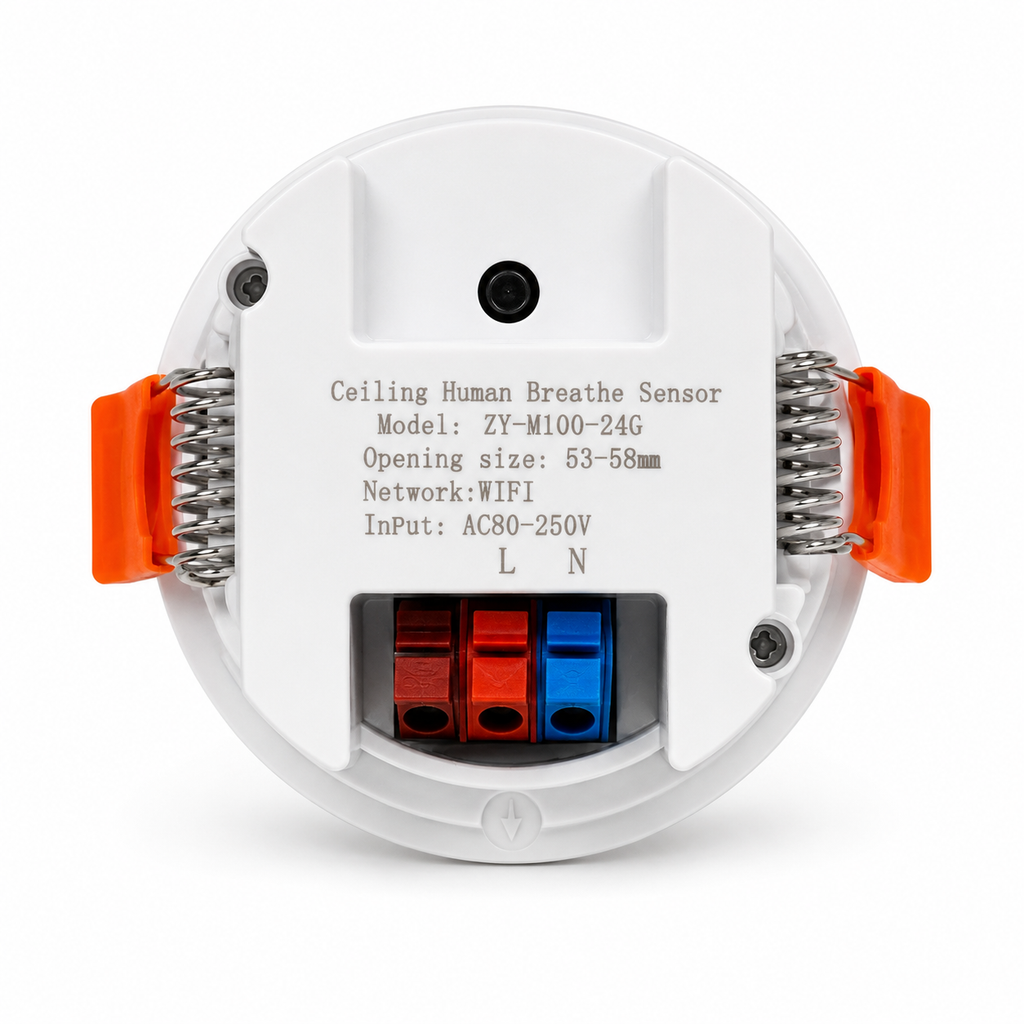 SENSOR PRESENCIA WIFI MMWAVE TUYA SMART 360° VOLTS EMBUTIDO